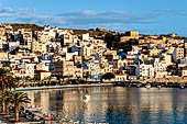 Sitia, the hill above the harbour lies the restored Kazarma or Venetian fortress. 